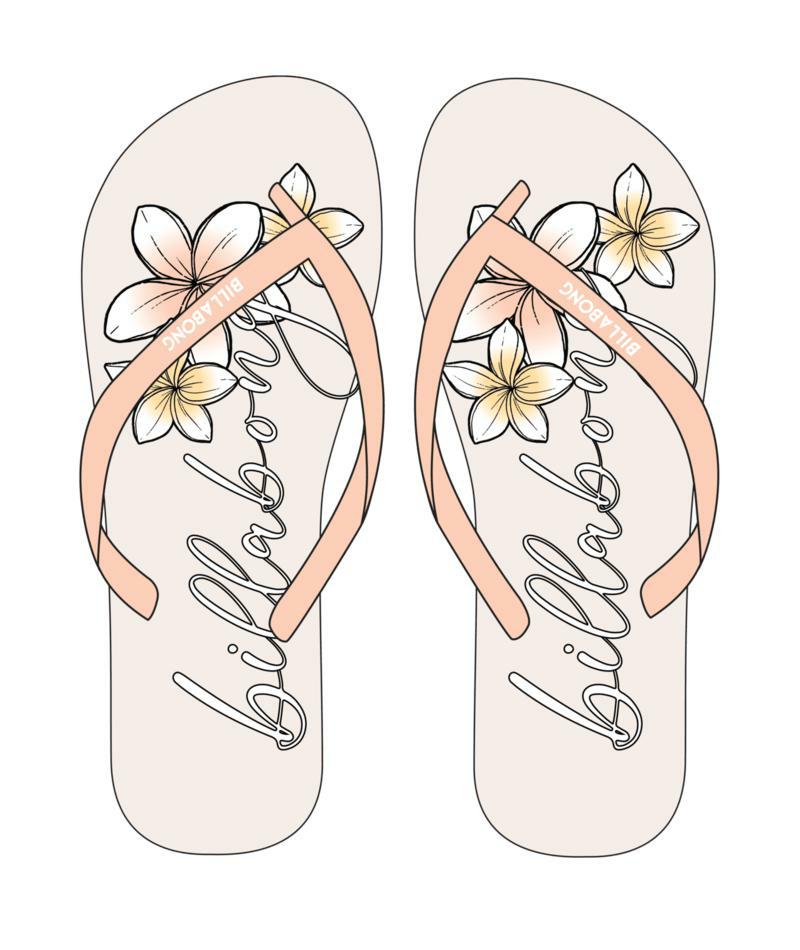 Billabong Dream Petal Thong Salt Crystal. Billabong Thongs in Girls Thongs & Girls Footwear. Code: UBGL100023
