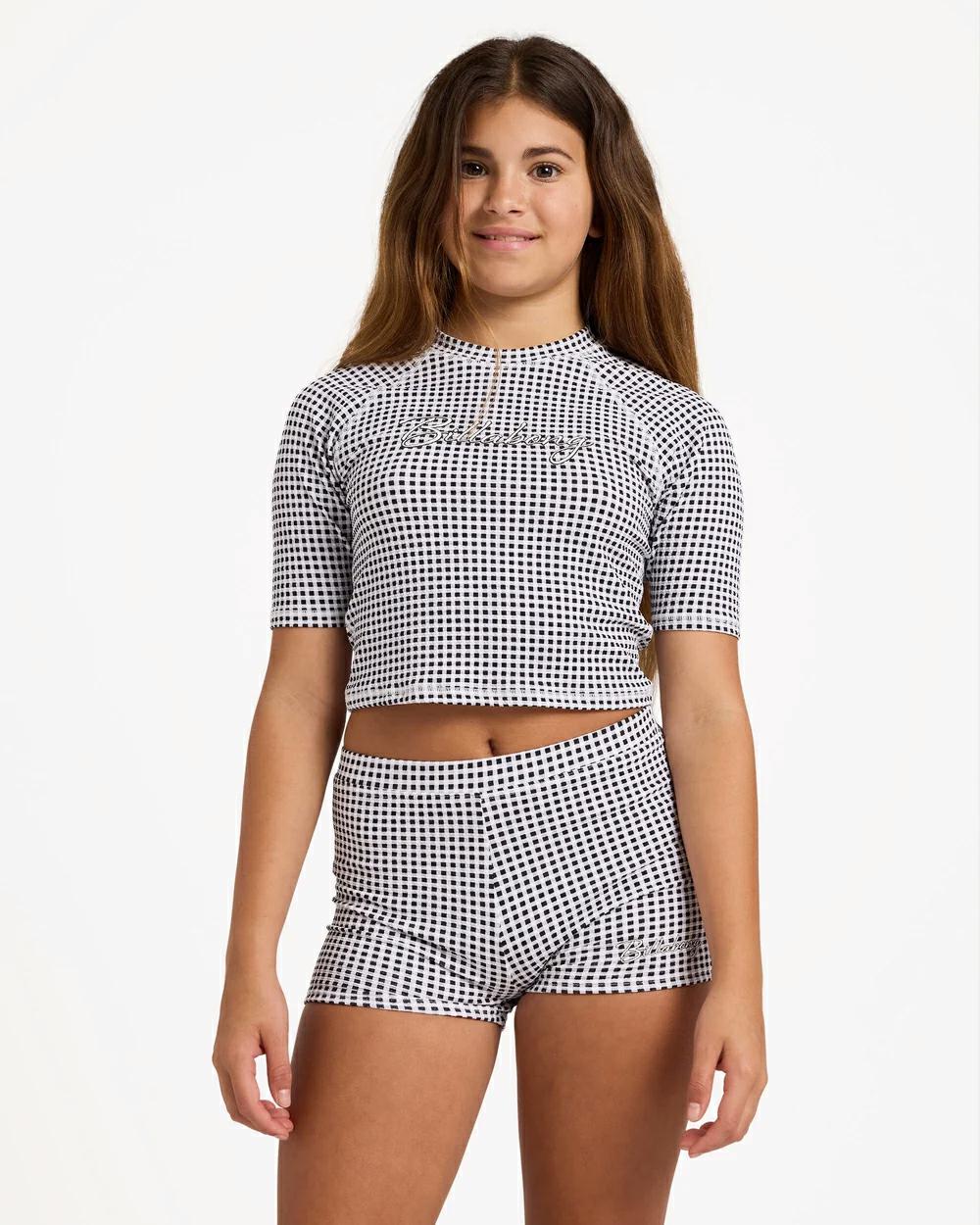 Billabong Gingham Crush Sunshirt Se Black White. Billabong Rashvests in Girls Rashvests & Girls Wetsuits. Code: UBGWR03046