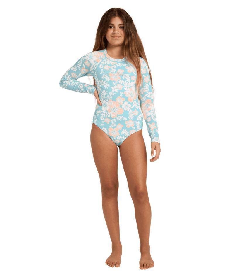 Billabong Hibiscus Haze Ls Bodysuit Aqua Haze. Billabong Rashvests in Girls Rashvests & Girls Wetsuits. Code: UBGWR03047