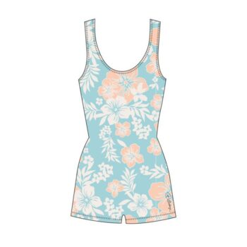 Billabong Hibiscus Haze Retro Surf Aqua Haze. Billabong Rashvests in Girls Rashvests & Girls Wetsuits. Code: UBGWR03048