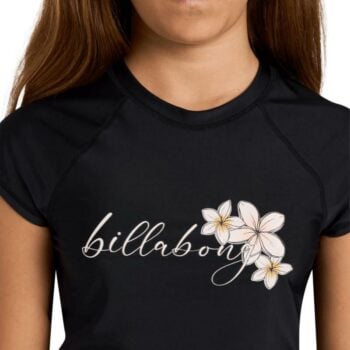 Billabong Bloom Crush Ss Sunshirt Black. Billabong Rashvests in Girls Rashvests & Girls Wetsuits. Code: UBGWR03049
