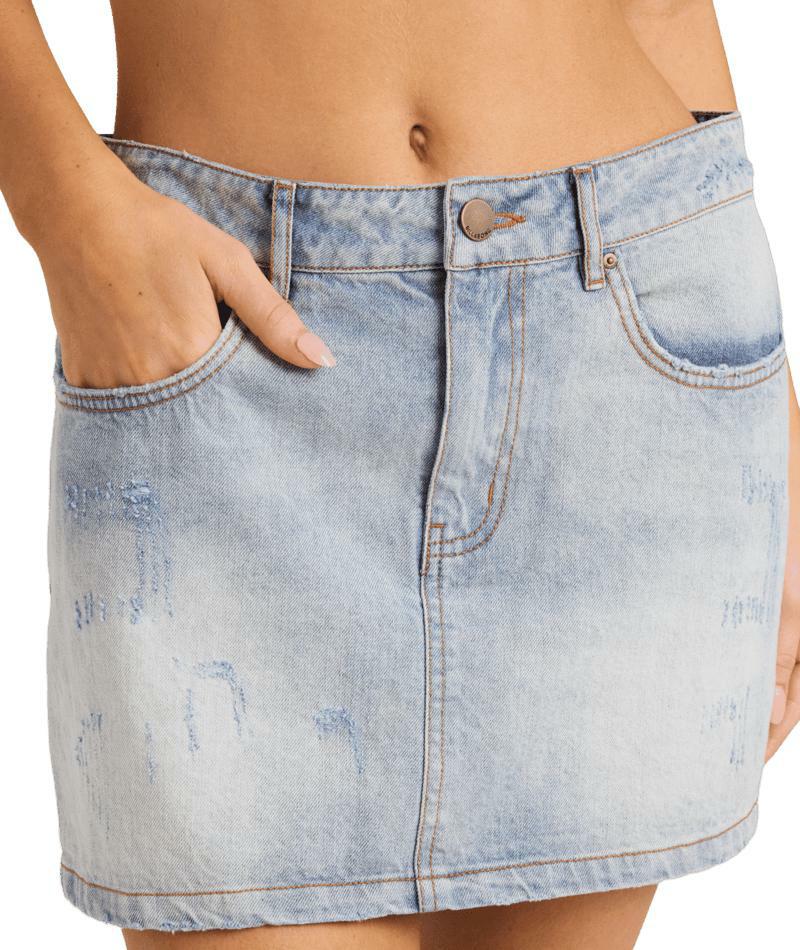 Billabong Frankie Skirt Bleached Indigo. Billabong Skirts in Womens Skirts & Womens Skirts, Dresses & Jumpsuits. Code: UBJDK00112