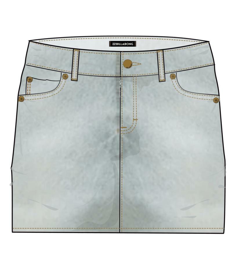 Billabong Frankie Skirt Bleached Indigo. Billabong Skirts in Womens Skirts & Womens Skirts, Dresses & Jumpsuits. Code: UBJDK00112