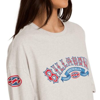 Billabong Since 73 Culture Tee Grey Marle. Billabong Tees in Womens Tees & Womens T-shirts & Singlets. Code: UBJZT00553
