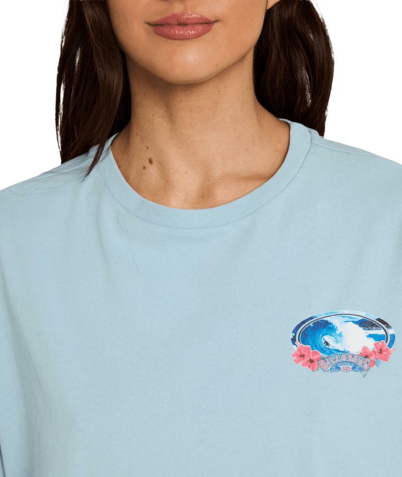 Billabong Ocean 73 Tee Dusk Blue. Billabong Tees in Womens Tees & Womens T-shirts & Singlets. Code: UBJZT00554