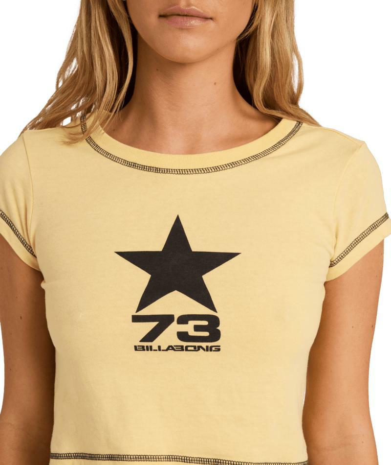 Billabong Starsurfer Tee Golden Days. Billabong Tees in Womens Tees & Womens T-shirts & Singlets. Code: UBJZT00559