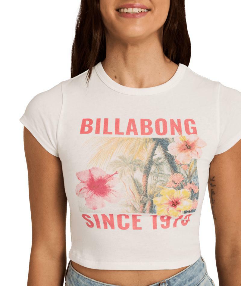 Billabong Take A Moment Tee Salt Crystal. Billabong Tees in Womens Tees & Womens T-shirts & Singlets. Code: UBJZT00562