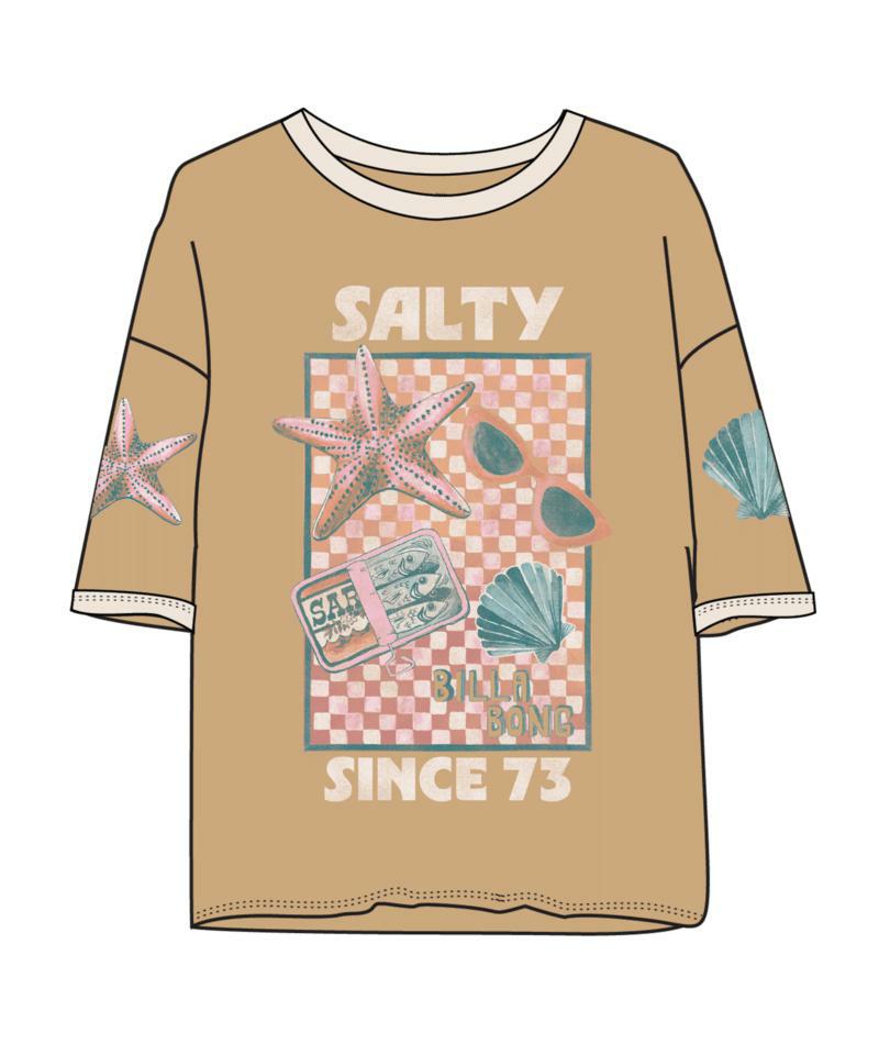 Billabong Salty Since Tee Curry. Billabong Tees in Womens Tees & Womens T-shirts & Singlets. Code: UBJZT00569