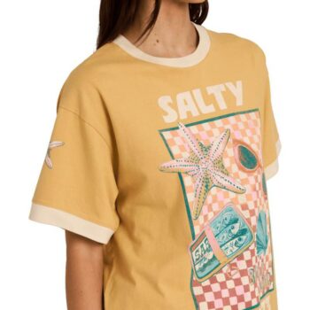 Billabong Salty Since Tee Curry. Billabong Tees in Womens Tees & Womens T-shirts & Singlets. Code: UBJZT00569