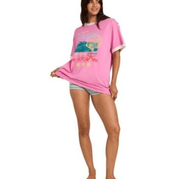 Billabong Coastal Adventures Tee Party Pink. Billabong Tees in Womens Tees & Womens T-shirts & Singlets. Code: UBJZT00570