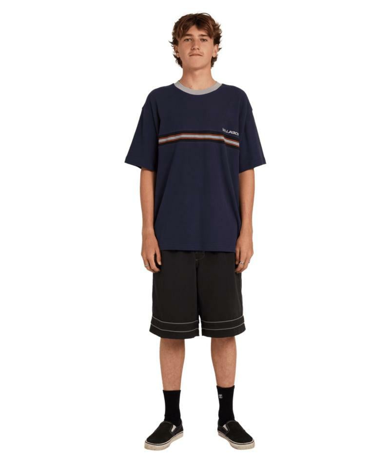 Billabong Spec Ribbed Ss Dusty Indigo. Billabong Tees in Mens Tees & Mens T-shirts & Singlets. Code: UBYZT00828