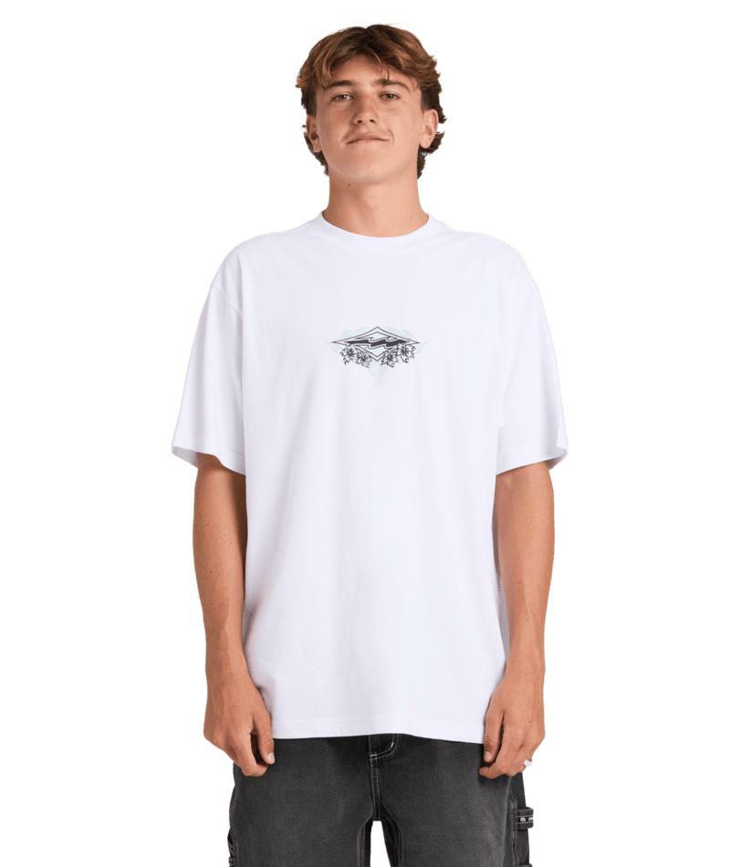 Billabong Biscus Og Ss White. Billabong Tees in Mens Tees & Mens T-shirts & Singlets. Code: UBYZT00885