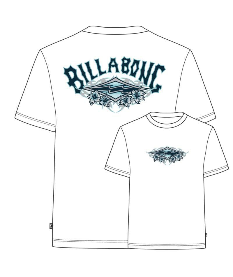 Billabong Biscus Og Ss White. Billabong Tees in Mens Tees & Mens T-shirts & Singlets. Code: UBYZT00885