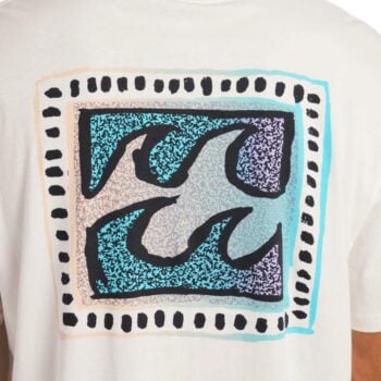 Billabong Crayon Wave Premium Ss Off White. Billabong Tees in Mens Tees & Mens T-shirts & Singlets. Code: UBYZT00886