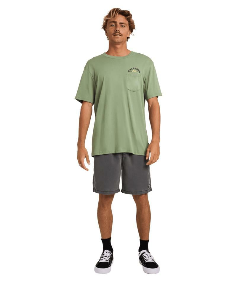 Billabong Foundry Premium Ss Hedge Green. Billabong Tees in Mens Tees & Mens T-shirts & Singlets. Code: UBYZT00887