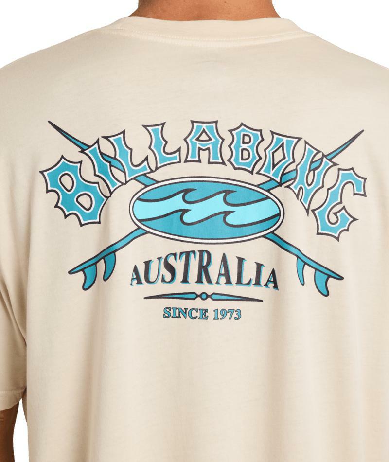 Billabong Heritage Arch Ww Premium Oatmeal. Billabong Tees in Mens Tees & Mens T-shirts & Singlets. Code: UBYZT00889