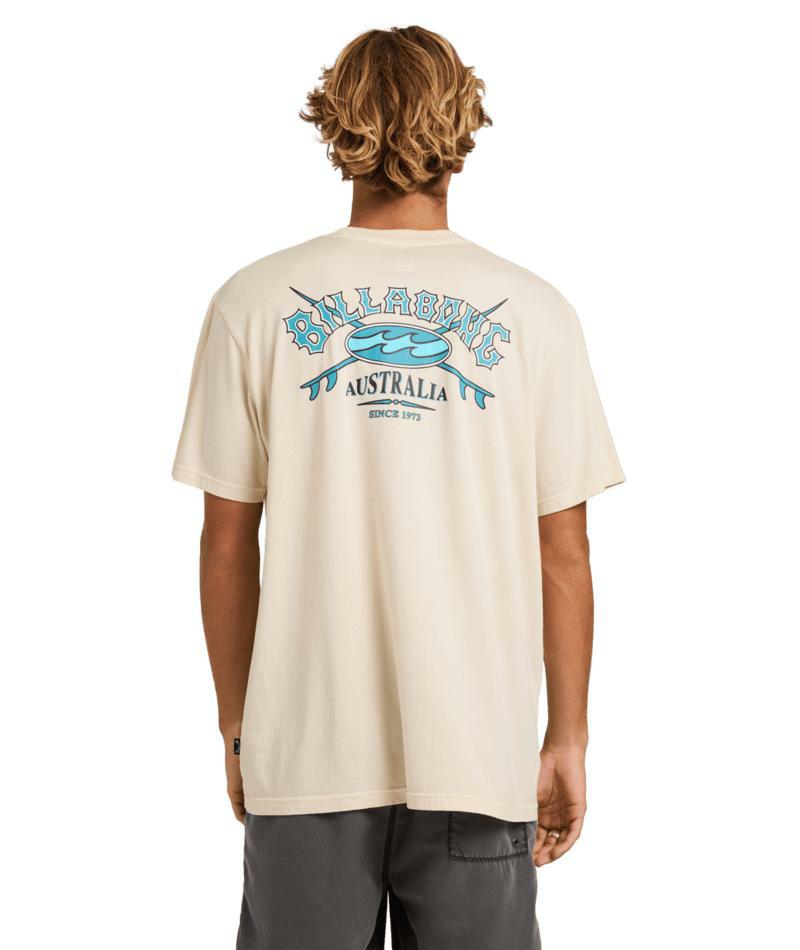Billabong Heritage Arch Ww Premium Oatmeal. Billabong Tees in Mens Tees & Mens T-shirts & Singlets. Code: UBYZT00889