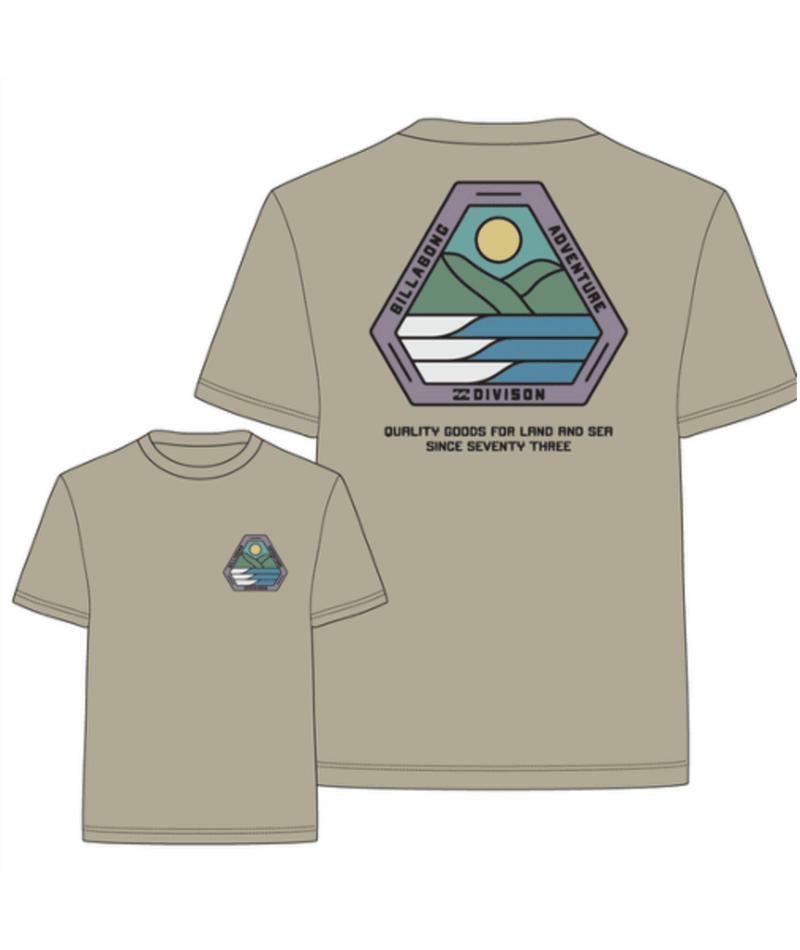 Billabong Rockies Adiv Premium Ss Sand Khaki. Billabong Tees in Mens Tees & Mens T-shirts & Singlets. Code: UBYZT00892