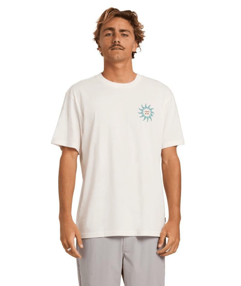 Billabong Rotation Premium Ss Off White. Billabong Tees in Mens Tees & Mens T-shirts & Singlets. Code: UBYZT00893