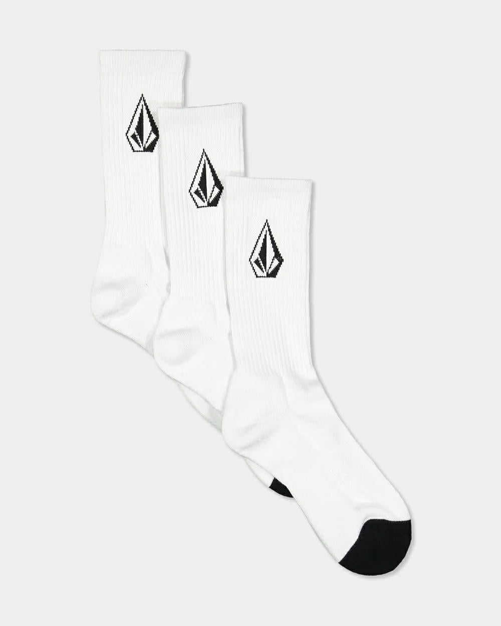 Volcom Fullstone Sock 3pk White. Volcom Socks, Underwear, Pyjamas in Mens Socks, Underwear, Pyjamas & Mens Accessories. Code: UCYAA03001