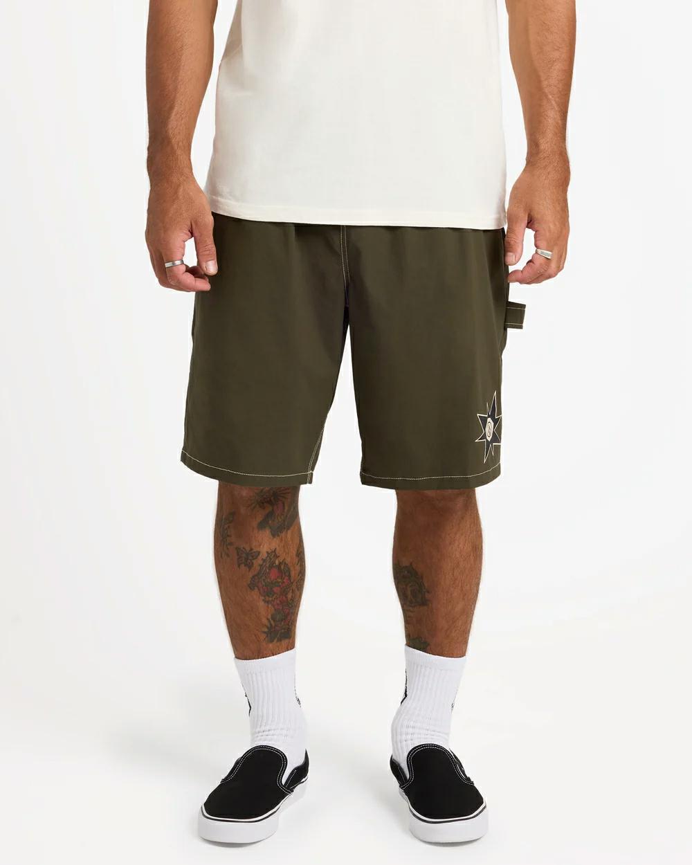 Volcom Disturb Short Squadron Green. Volcom Walkshorts - Fitted Waist in Mens Walkshorts - Fitted Waist & Mens Shorts. Code: UCYWS03003
