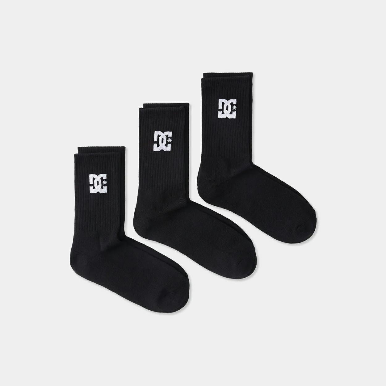 Dc Shoes Spp Dc Crew 3pk Crew Sx Black. Dc Shoes Socks, Underwear, Pyjamas in Mens Socks, Underwear, Pyjamas & Mens Footwear. Code: UDYAA03017
