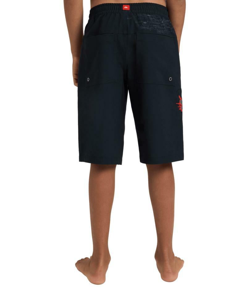 Quiksilver Scrawl Youth 19 Volley Black. Quiksilver Boardshorts - Elastic Waist in Boys Boardshorts - Elastic Waist & Boys Shorts. Code: UQBJV03024