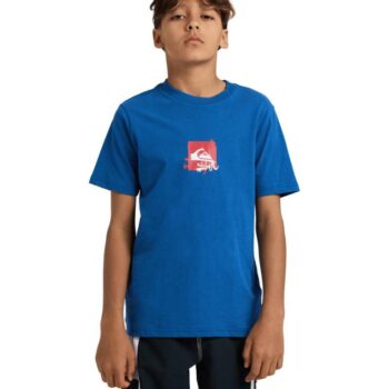 Quiksilver Yg Impaired Box Ss Youth Monaco Blue. Quiksilver Tees in Boys Tees & Boys T-shirts & Singlets. Code: UQBZT03515