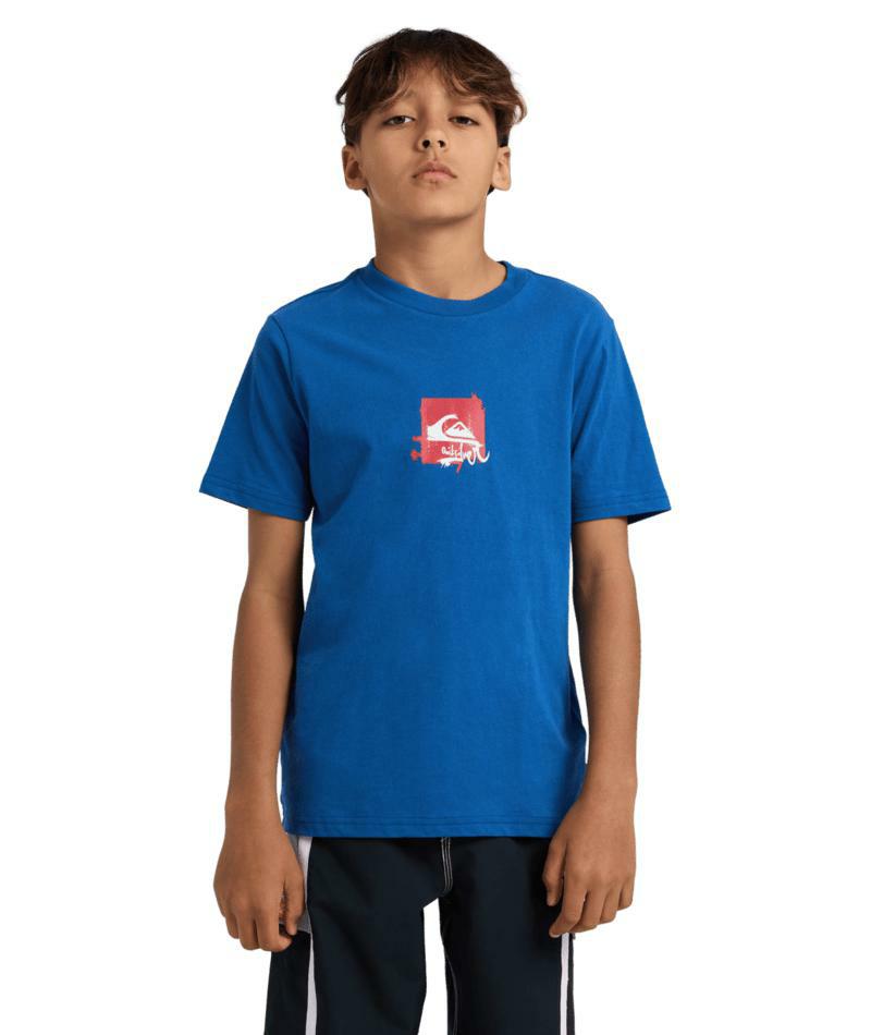 Quiksilver Yg Impaired Box Ss Youth Monaco Blue. Quiksilver Tees in Boys Tees & Boys T-shirts & Singlets. Code: UQBZT03515