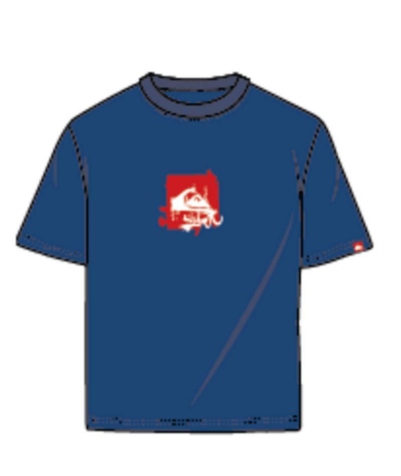 Quiksilver Yg Impaired Box Ss Youth Monaco Blue. Quiksilver Tees in Boys Tees & Boys T-shirts & Singlets. Code: UQBZT03515