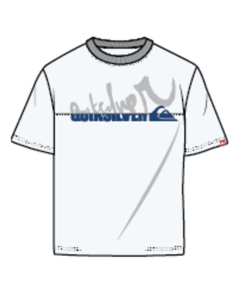 Quiksilver Yg Spliced Ss Youth White. Quiksilver Tees in Boys Tees & Boys T-shirts & Singlets. Code: UQBZT03516