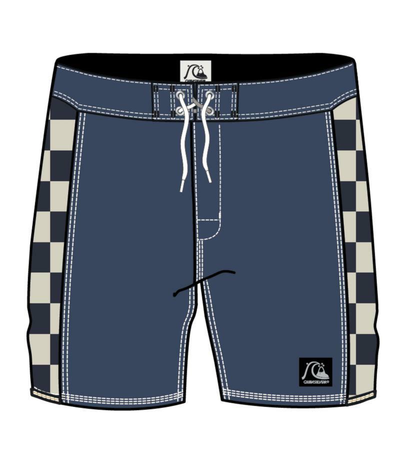 Quiksilver Original Arch 18 Dark Denim. Quiksilver Boardshorts - Fitted Waist in Mens Boardshorts - Fitted Waist & Mens Shorts. Code: UQYBS03127