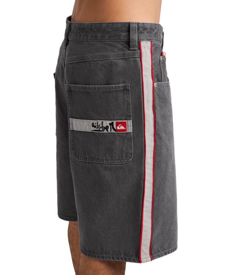 Quiksilver System Denim Short Dark Smoke. Quiksilver Walkshorts - Fitted Waist in Mens Walkshorts - Fitted Waist & Mens Shorts. Code: UQYDS03005