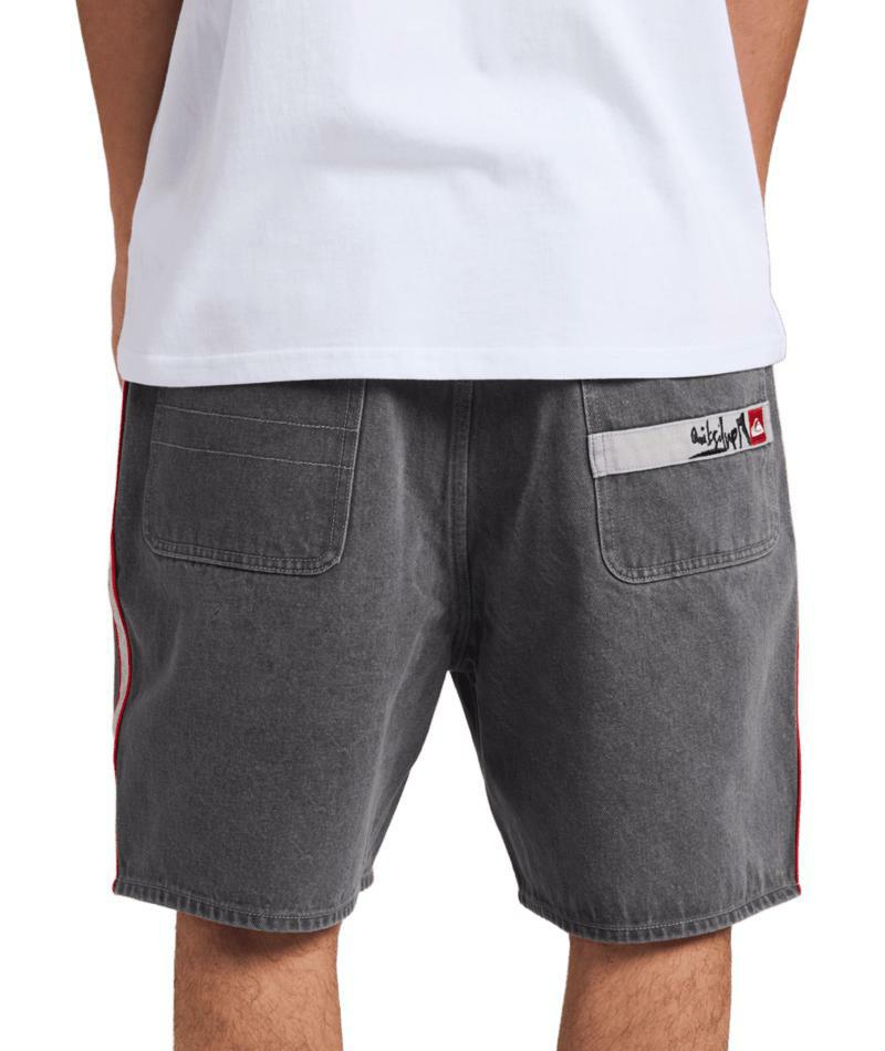 Quiksilver System Denim Short Dark Smoke. Quiksilver Walkshorts - Fitted Waist in Mens Walkshorts - Fitted Waist & Mens Shorts. Code: UQYDS03005