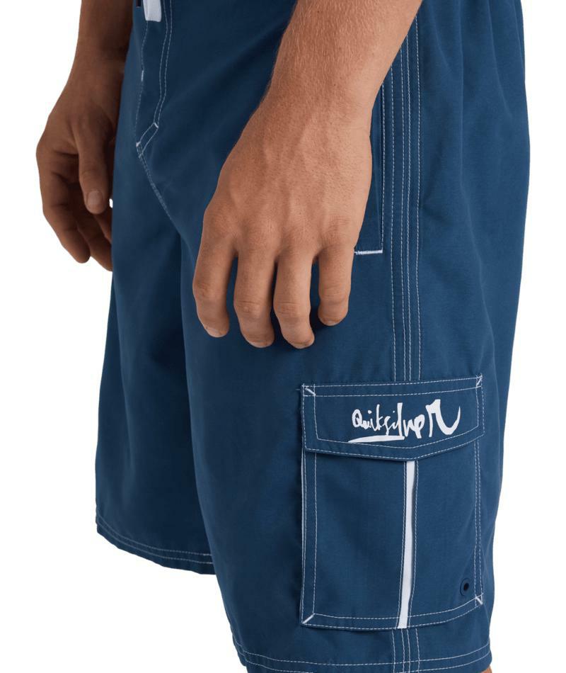 Quiksilver Karva Half Jam 21 Dark Denim. Quiksilver Boardshorts - Fitted Waist in Mens Boardshorts - Fitted Waist & Mens Shorts. Code: UQYJV03042