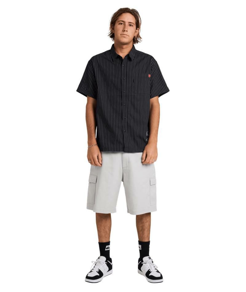 Quiksilver Altered Woven Top Black. Quiksilver Shirts - Short Sleeve in Mens Shirts - Short Sleeve & Mens Shirts. Code: UQYWT03115