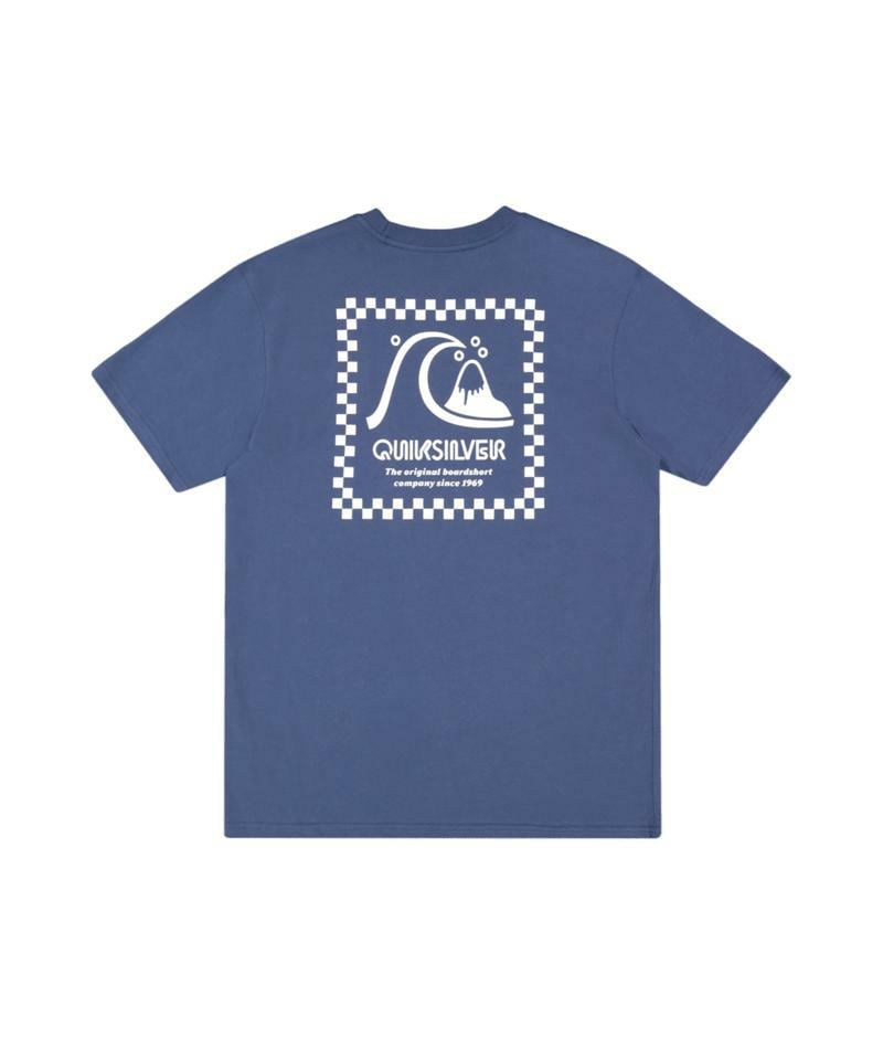 Quiksilver Og Checker Ss Tee Dark Denim. Quiksilver Tees in Mens Tees & Mens T-shirts & Singlets. Code: UQYZT05856
