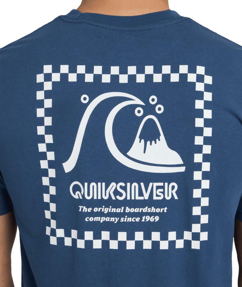 Quiksilver Og Checker Ss Tee Dark Denim. Quiksilver Tees in Mens Tees & Mens T-shirts & Singlets. Code: UQYZT05856