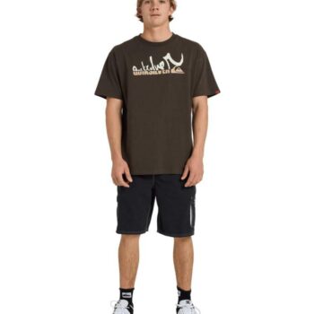 Quiksilver Yg Spliced Ss Black Olive. Quiksilver Tees in Mens Tees & Mens T-shirts & Singlets. Code: UQYZT05860