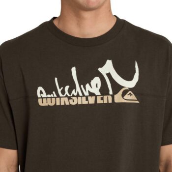 Quiksilver Yg Spliced Ss Black Olive. Quiksilver Tees in Mens Tees & Mens T-shirts & Singlets. Code: UQYZT05860