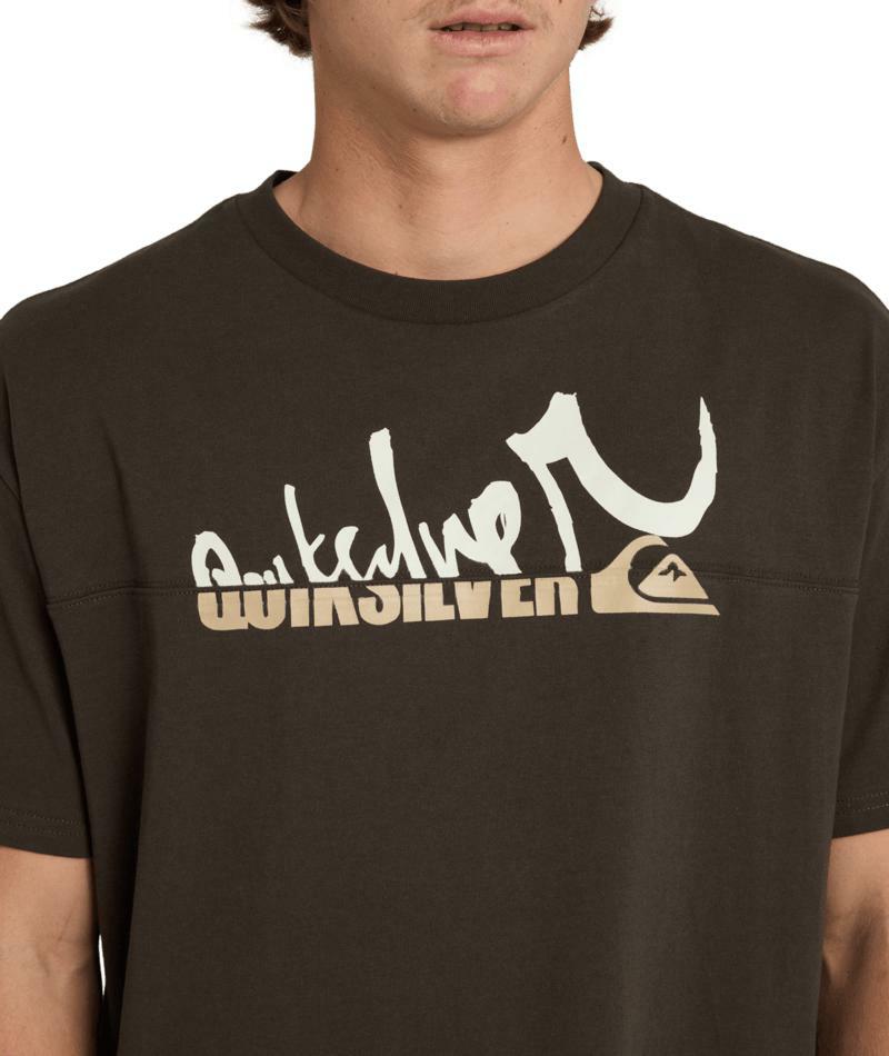 Quiksilver Yg Spliced Ss Black Olive. Quiksilver Tees in Mens Tees & Mens T-shirts & Singlets. Code: UQYZT05860