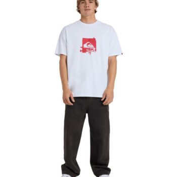 Quiksilver Yg Impaired Box Ss White. Quiksilver Tees in Mens Tees & Mens T-shirts & Singlets. Code: UQYZT05877