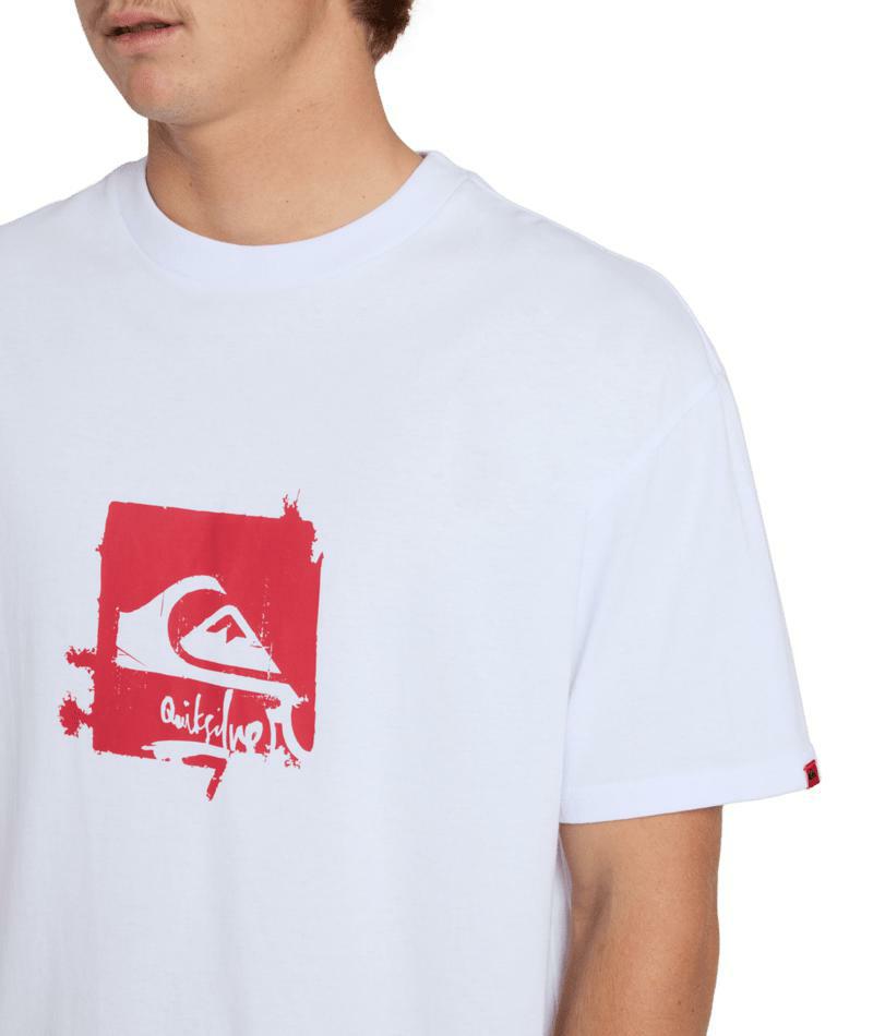 Quiksilver Yg Impaired Box Ss White. Quiksilver Tees in Mens Tees & Mens T-shirts & Singlets. Code: UQYZT05877
