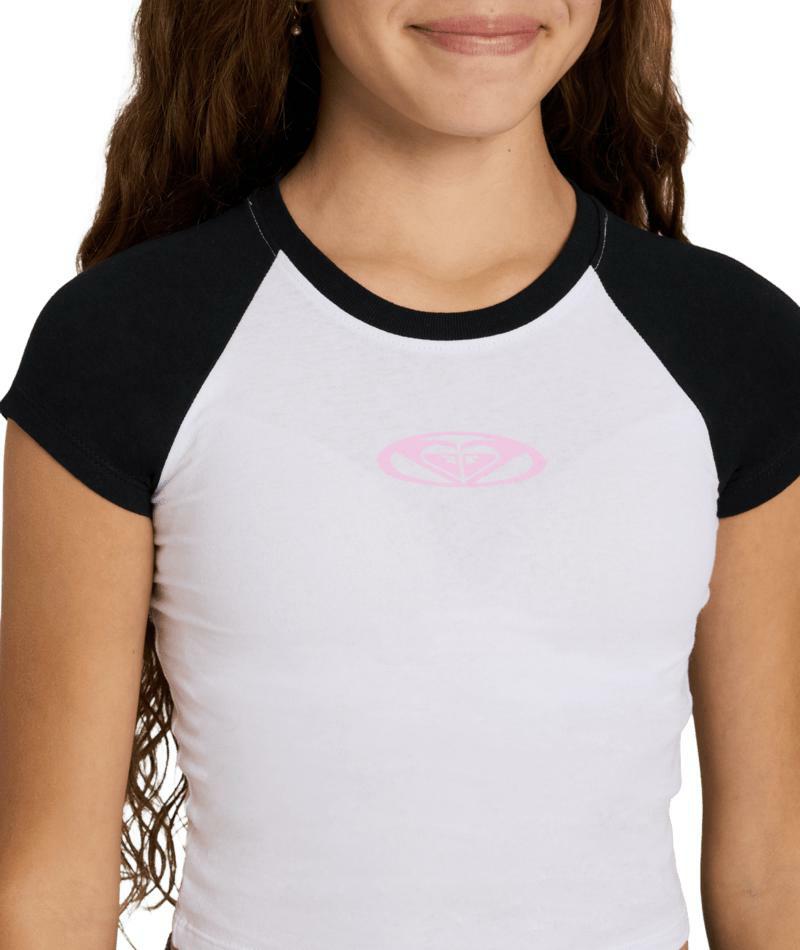 Roxy Rewind Me Tee White. Roxy Tees in Girls Tees & Girls T-shirts & Singlets. Code: URGZT03167