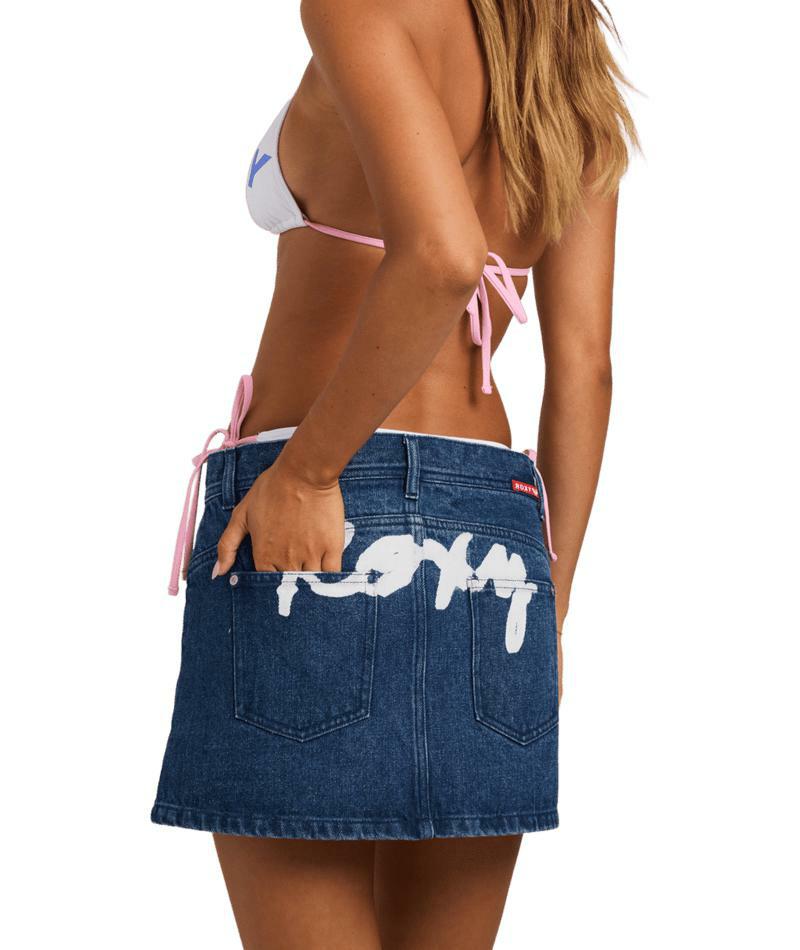 Roxy Backslider Denim Skirt Blue. Roxy Skirts in Womens Skirts & Womens Skirts, Dresses & Jumpsuits. Code: URJDK03005