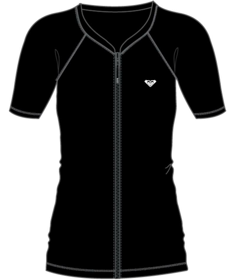 Roxy Essentials Ss Zip Lycra Anthracite. Roxy Rashvests in Womens Rashvests & Womens Wetsuits. Code: URJWR03278