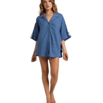 Roxy Sun Kissed Shirt Bijou Blue. Roxy Shirts - Short Sleeve in Womens Shirts - Short Sleeve & Womens Shirts. Code: URJWT03143