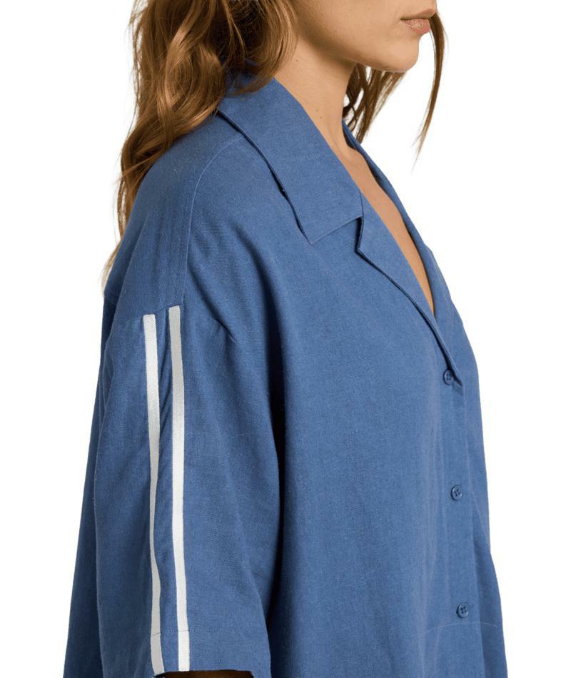 Roxy Sun Kissed Shirt Bijou Blue. Roxy Shirts - Short Sleeve in Womens Shirts - Short Sleeve & Womens Shirts. Code: URJWT03143