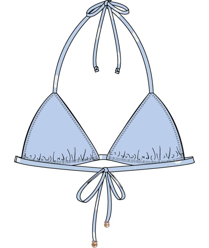 Roxy Shell Yeah Tiki Tri Cerulean Shell Lover. Roxy Swimwear - Separates in Womens Swimwear - Separates & Womens Swimwear. Code: URJX303150