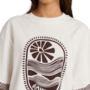 Roxy Sunscape Tee Coconut Milk. Roxy Tees in Womens Tees & Womens T-shirts & Singlets. Code: URJZT03987